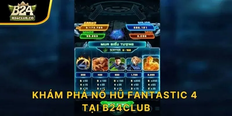 Khám phá nổ hũ Fantastic 4 tại B24CLUB