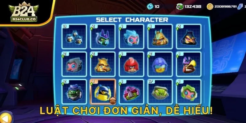 Luật chơi đơn giản, dễ hiểu!
